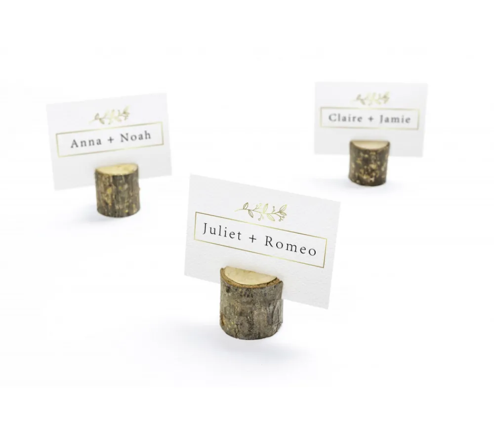 Tout Pour le Jeu 50 porte cartes rondins en bois - Ø 30 mm