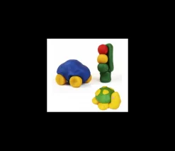 Tout Pour le Jeu 4 pots de Pâte à modeler colorée