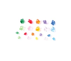 Tout Pour le Jeu 500 pépites colorées imitation pierres précieuses gemmes