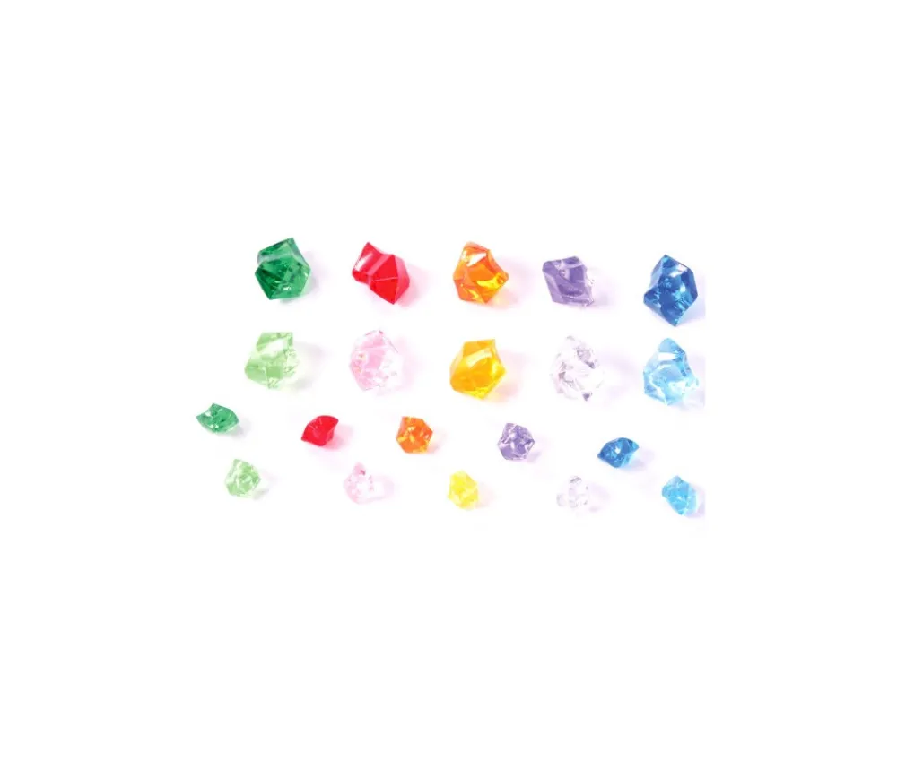 Tout Pour le Jeu 500 pépites colorées imitation pierres précieuses gemmes