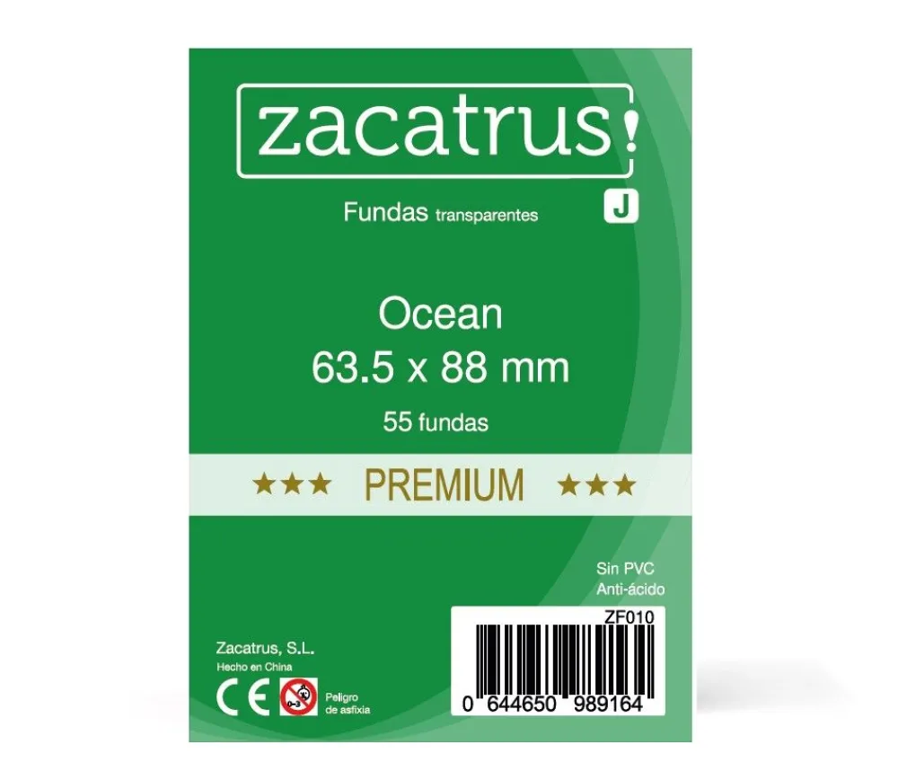 Tout Pour le Jeu 55 protèges cartes Premium 63.5 x 88 mm pochette sleeves Ocean