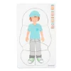 Enfant Tout Pour le Jeu 4 puzzles à étage - anatomie garçon de 28 pièces