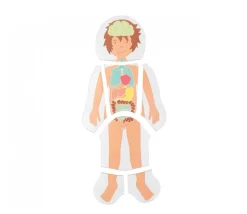 Enfant Tout Pour le Jeu 4 puzzles à étage - anatomie garçon de 28 pièces