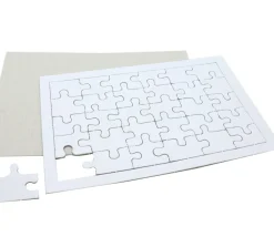 Tout Pour le Jeu 10 Puzzles carton blanc 30 pièces à personnaliser 20 x 13 cm