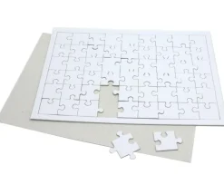 Tout Pour le Jeu 10 Puzzles carton blanc 54 pièces à personnaliser 24 x 16 cm