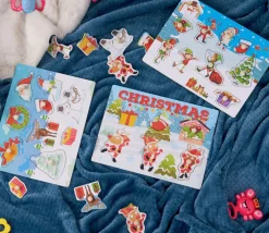 Enfant Tout Pour le Jeu 3 puzzles en bois de Noël pour enfant