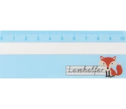 Tout Pour le Jeu 6 Règles d'aide à la lecture renard 11 x 4 cm