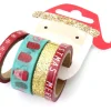 Tout Pour le Jeu 4 rubans adhésifs décor Noël - Masking tapes Noël