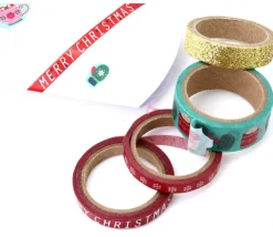 Tout Pour le Jeu 4 rubans adhésifs décor Noël - Masking tapes Noël