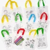 Enfant Tout Pour le Jeu 10 Sacs à colorier + 10 feutres