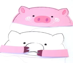 Tout Pour le Jeu 6 serres-tête Animaux double face