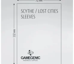 Tout Pour le Jeu 60 sleeves pour cartes 70 x 110 mm Scythe et Lost Cities pochette sleeves