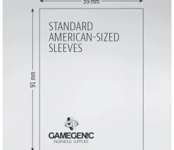Tout Pour le Jeu 50 sleeves pour cartes 57 x 89 mm standard américain pochette sleeves