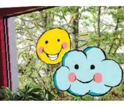 Tout Pour le Jeu 36 Stickers fenêtre météo repositionnables