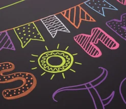 Enfant Tout Pour le Jeu 8 stylos à craie liquide couleurs vives pour tableau, ardoise, vitres