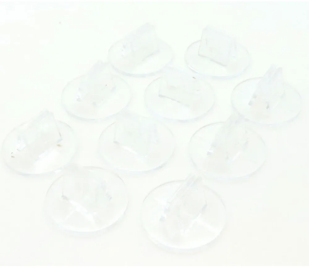 Tout Pour le Jeu 10 supports transparents socle pour pions ou cartes de jeu (nouveau modèle)