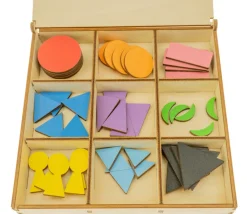 Tout Pour le Jeu 45 Symboles grammaire bois Montessori avec boîte