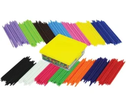 Tout Pour le Jeu 300 tiges pour jeux et comptage de 12,8 cm en plastique coloré