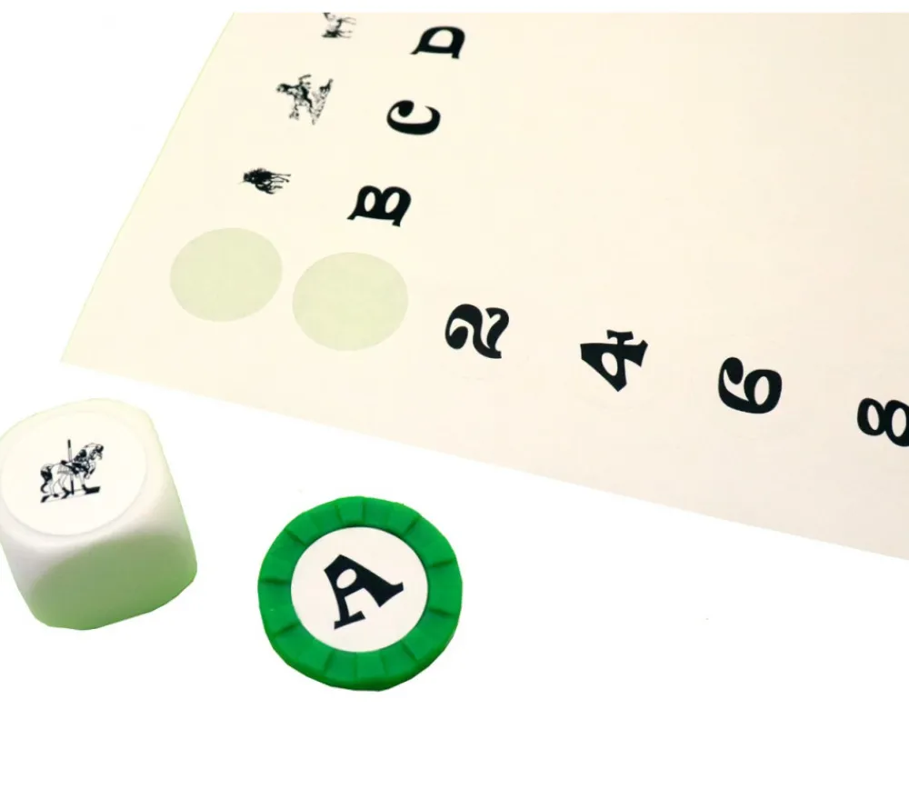 Tout Pour le Jeu 96 étiquettes 20 mm rondes autocollantes blanches pastille