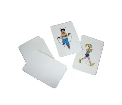 Tout Pour le Jeu 10 étiquettes autocollantes 99.1x57 mm rectangles pour cartes à jouer