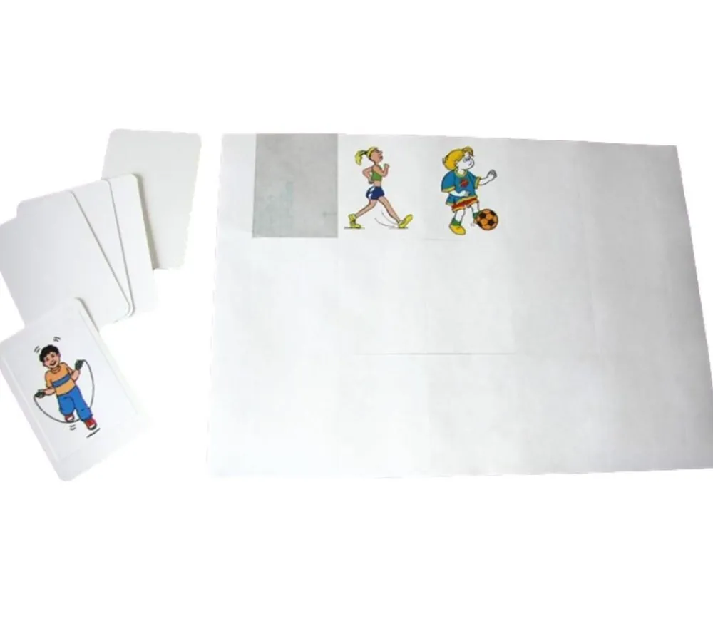 Tout Pour le Jeu 15 étiquettes autocollantes 70x50.8 mm rectangles pour cartes à jouer