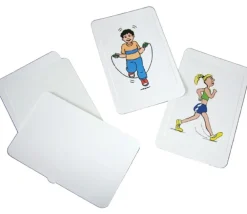 Tout Pour le Jeu 15 étiquettes autocollantes 70x50.8 mm rectangles pour cartes à jouer