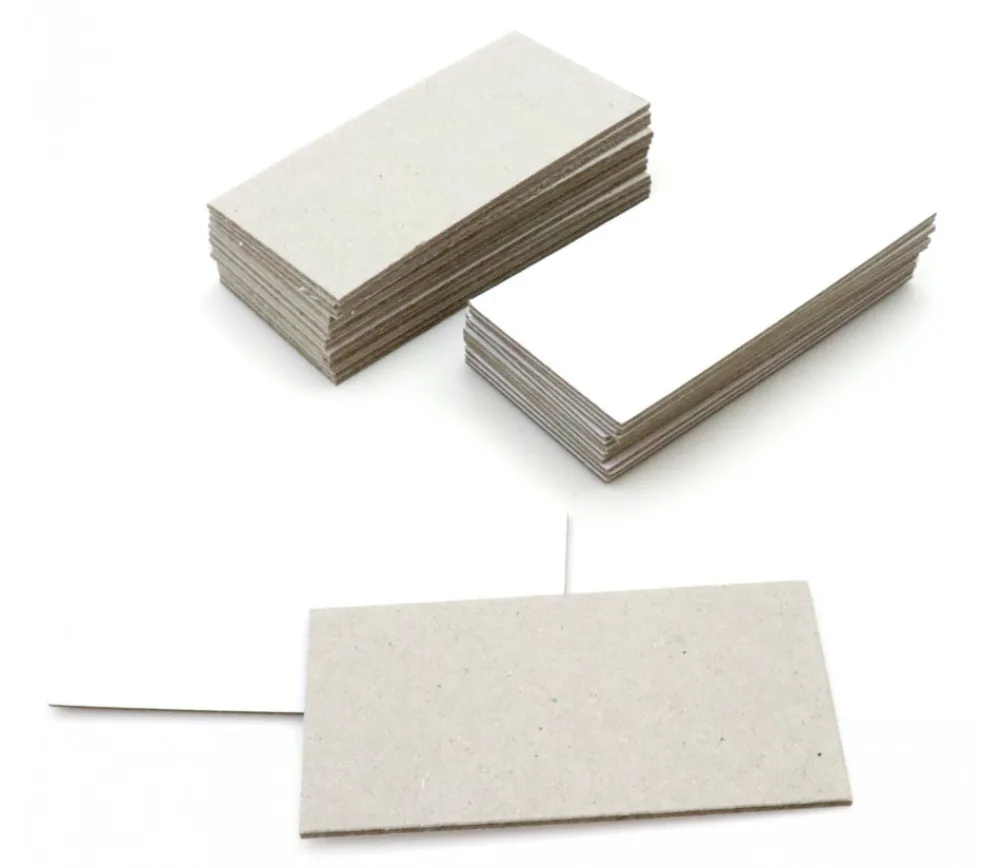Tout Pour le Jeu 24 tuiles dominos 75 x 37 mm carton rigide blanc/gris vierge tuiles à personnaliser