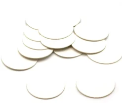 Tout Pour le Jeu 15 Tuiles rondes blancs 50 mm jetons ronds épais à personnaliser