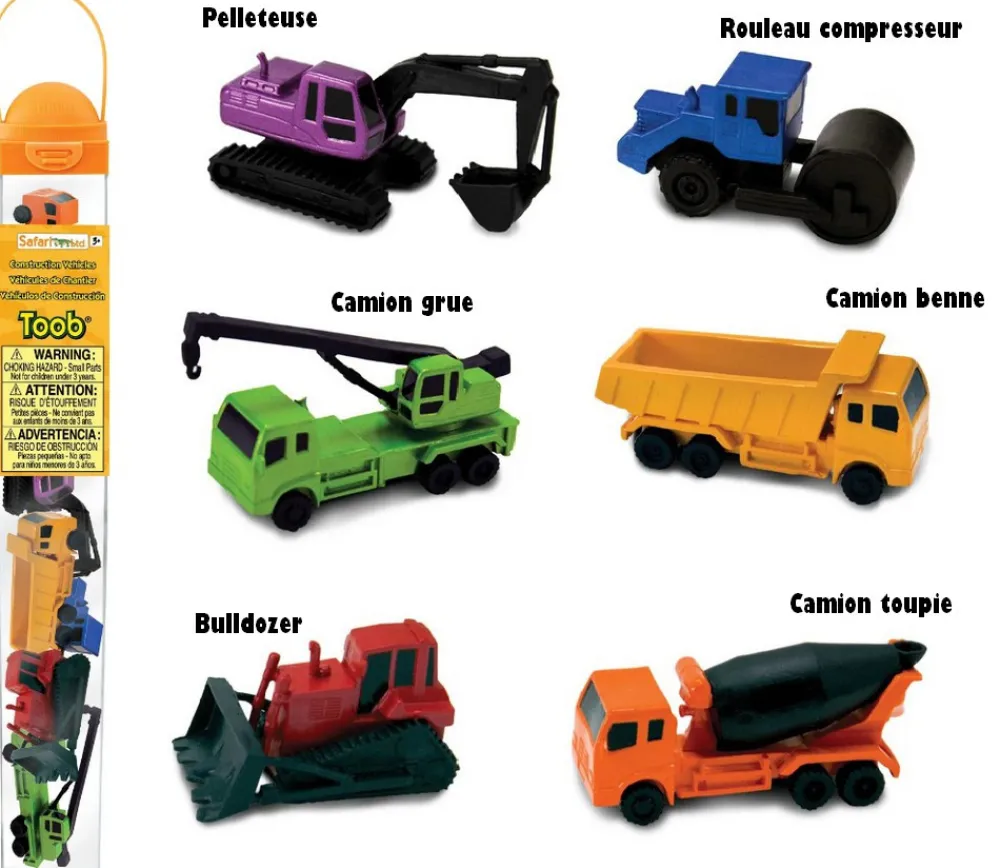 Tout Pour le Jeu 6 véhicules figurines de jeux "sur le chantier"