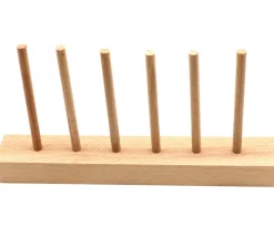 Tout Pour le Jeu Abaque de tri bois - Socle 6 tiges sans jetons