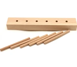 Tout Pour le Jeu Abaque de tri bois - Socle 6 tiges sans jetons