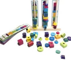 Tout Pour le Jeu Abaque ville - Tours à empiler en bois