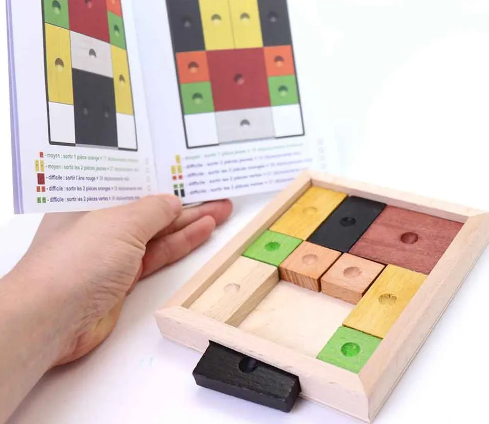Tout Pour le Jeu Ane rouge en bois - jeu casse tête