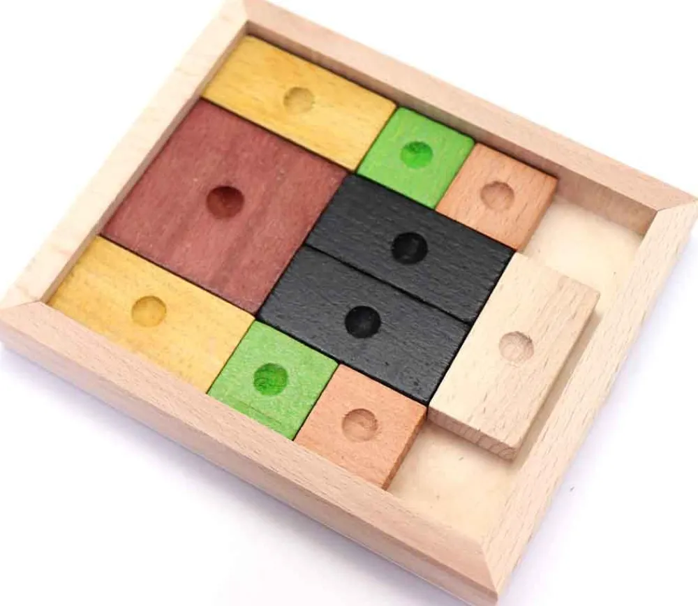Tout Pour le Jeu Ane rouge en bois - jeu casse tête
