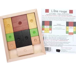 Tout Pour le Jeu Ane rouge en bois - jeu casse tête