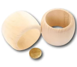 Tout Pour le Jeu Anneau bois naturel brut 4 cm