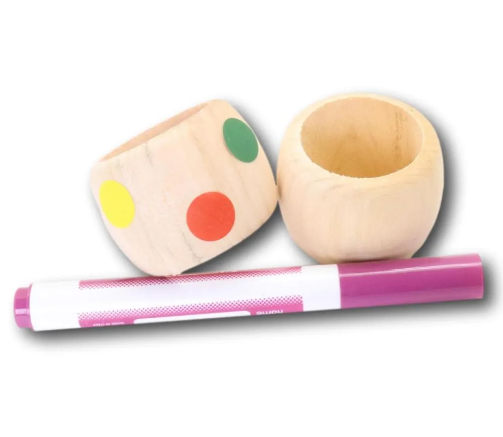 Tout Pour le Jeu Anneau bois naturel brut 4 cm