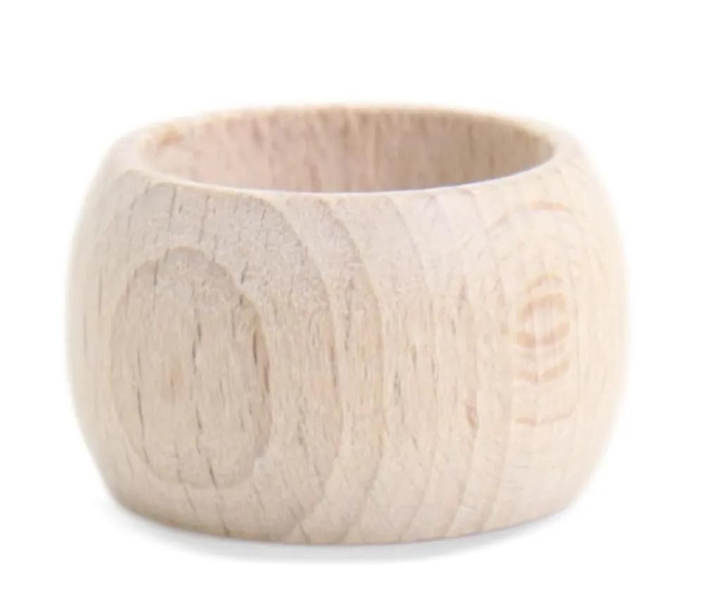 Tout Pour le Jeu Anneau bois naturel brut 4 cm