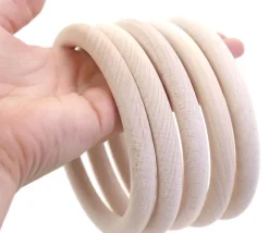 Tout Pour le Jeu Anneau en bois 11.5 cm pour jeux de lancer et d'adresse