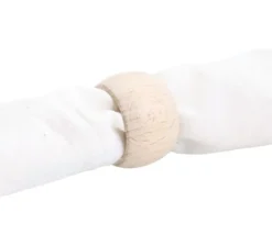 Tout Pour le Jeu Anneau en bois naturel à personnaliser - Ø 35 mm - 20 mm de haut