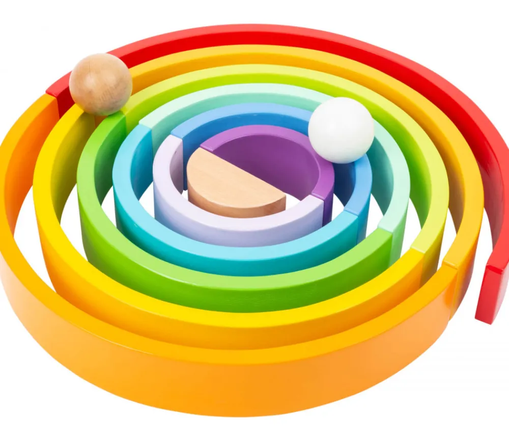 Tout Pour le Jeu Arc-en-ciel multicolore en bois XL - 14 pièces