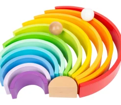 Tout Pour le Jeu Arc-en-ciel multicolore en bois XL - 14 pièces