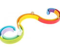 Tout Pour le Jeu Arc-en-ciel multicolore en bois XL - 14 pièces