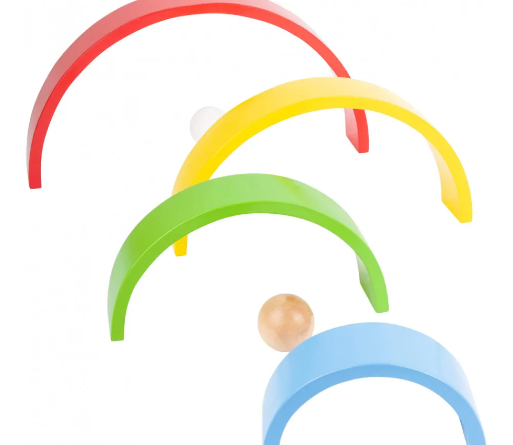 Tout Pour le Jeu Arc-en-ciel multicolore en bois XL - 14 pièces