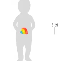 Tout Pour le Jeu Arc-en-ciel multicolore en bois - 5 pièces