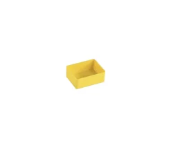 Tout Pour le Jeu Bac rectangulaire 100x74x38 mm plastique jaune