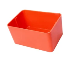 Tout Pour le Jeu Bac rectangulaire 79x49x38 mm plastique rouge