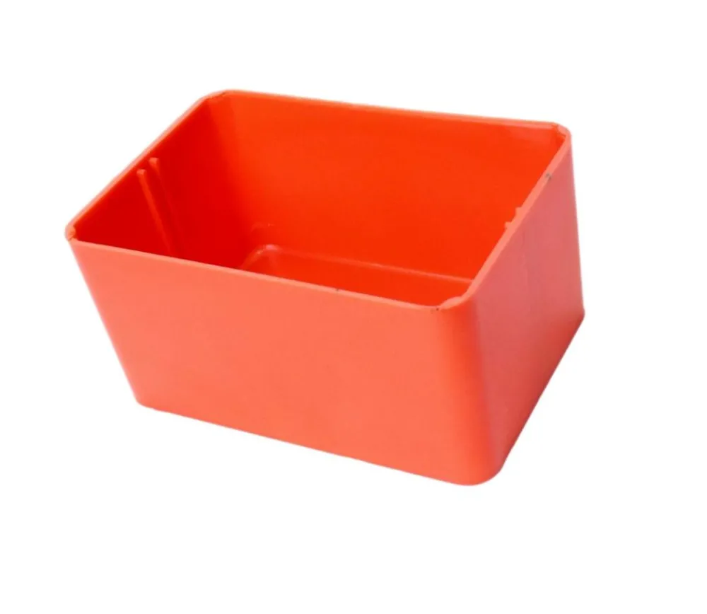 Tout Pour le Jeu Bac rectangulaire 79x49x38 mm plastique rouge