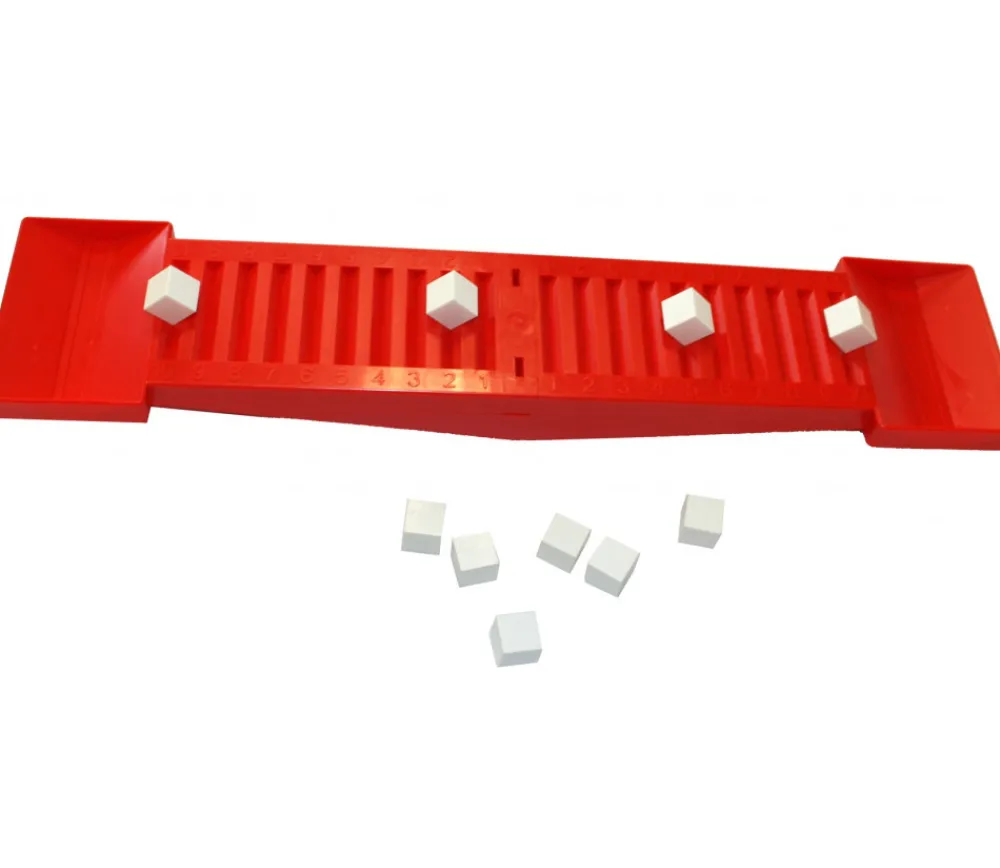 Tout Pour le Jeu Balance éducative simple 56 x 12 x 6 cm avec 10 cubes