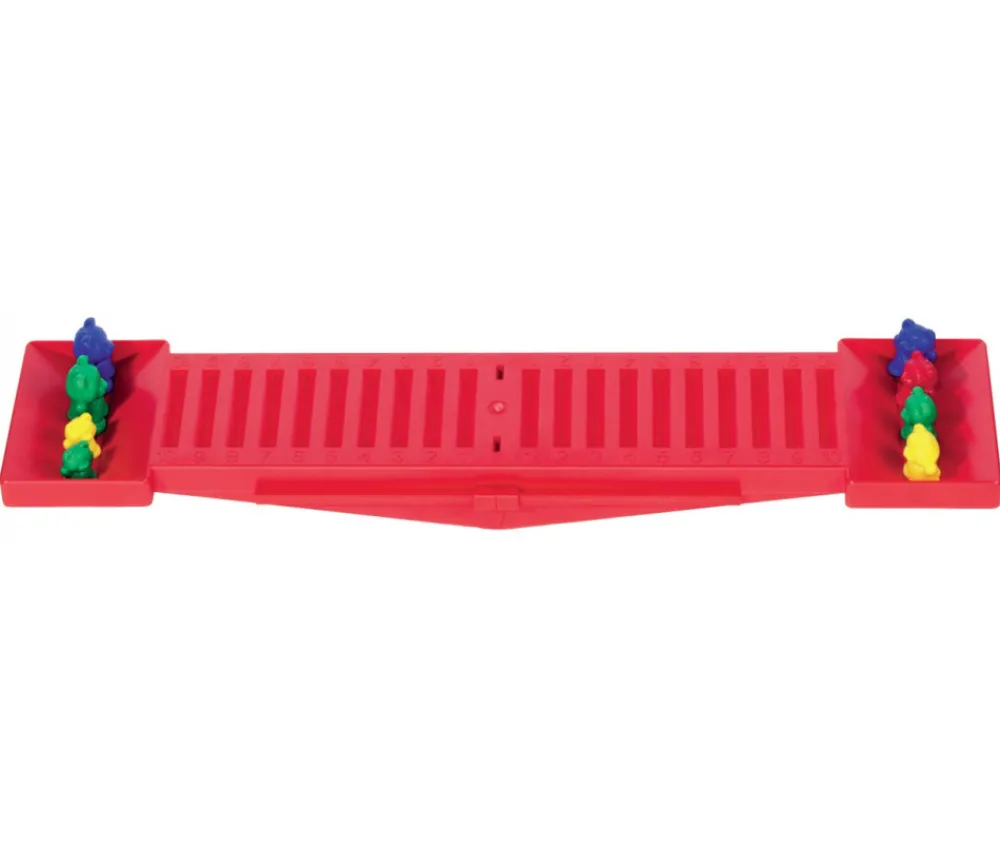 Tout Pour le Jeu Balance éducative simple 56 x 12 x 6 cm avec 10 cubes